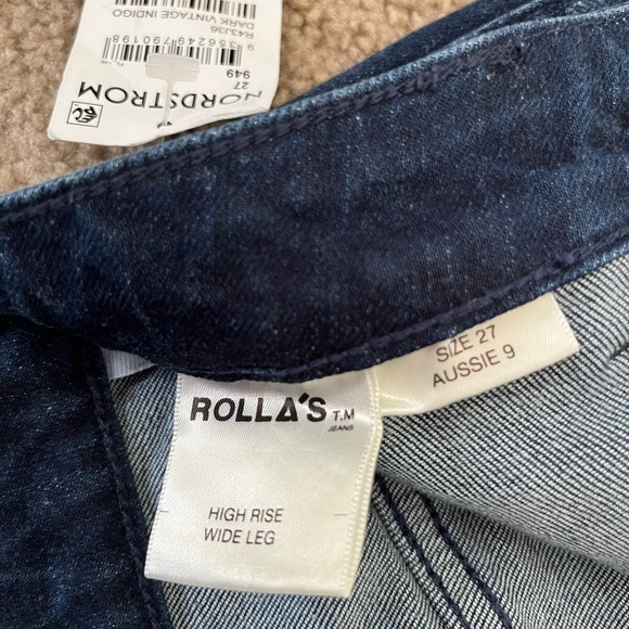ROLLA'S Sailor Dark Stone Flare Jeans - Picture 4 of 6